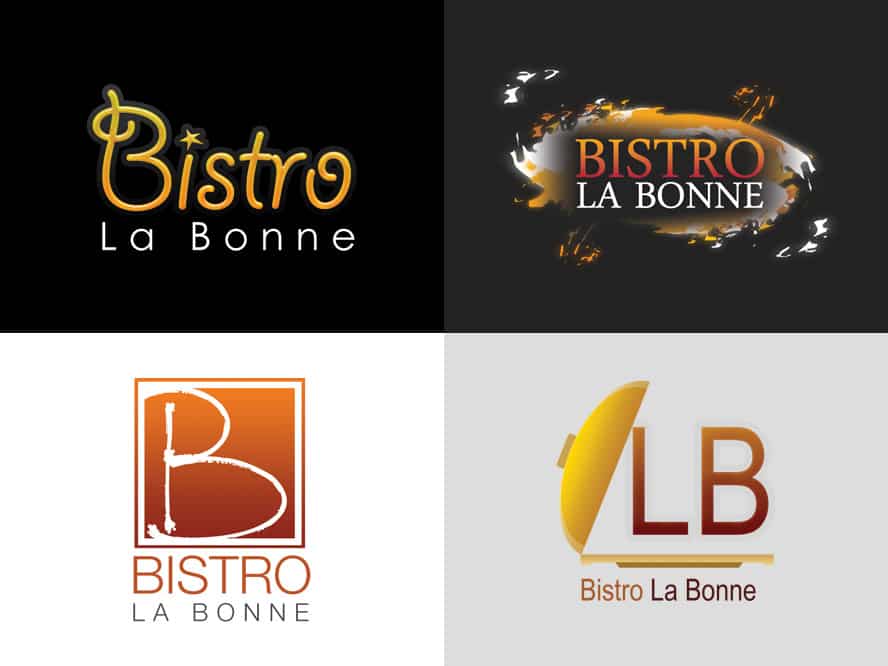 Logo Design: Bistro La Bonne